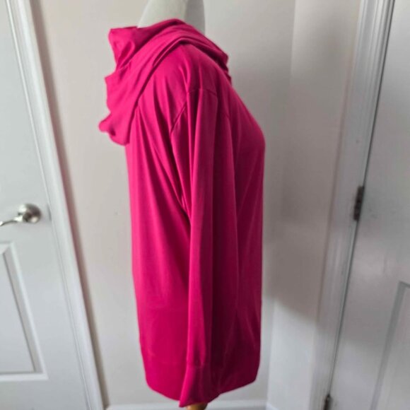 Women Breast Cancer Long Sleeve Pink "United Hope Love Courage Hoodie - Picture 5 of 8